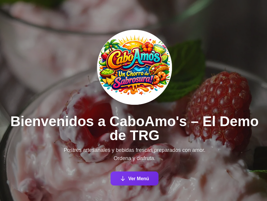 Real-Time Menu and Ordering System